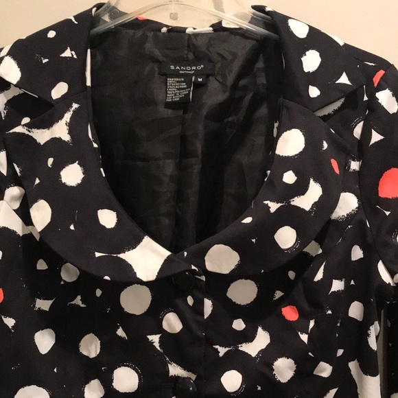 Sandro Black Shirt/Jacket Size Medium. - Picture 3 of 12
